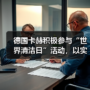 德国卡赫积极参与“世界清洁日”活动，以实际行动奏响环保最强音（图1）