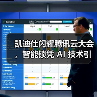 凯迪仕闪耀腾讯云大会，智能锁凭 AI 技术引领行业革新（图1）