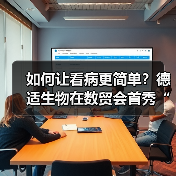 如何让看病更简单？德适生物在数贸会首秀“中国方案”（图1）