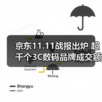 京东11.11战报出炉 超千个3C数码品牌成交额同比翻倍（图1）