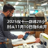 2025双十一巅峰28小时从11月10日晚8点开始买最便宜到11月11日24点结束截止最划算（图4）