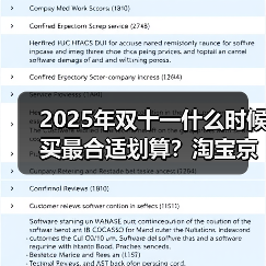 2025年双十一什么时候买最合适划算？淘宝京东双11从11月10日晚8点到11日结束28小时内买最便宜（图3）