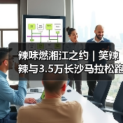辣味燃湘江之约 | 笑辣辣与3.5万长沙马拉松跑者共赴热辣(图1) 辣味燃湘江之约 | 笑辣辣与3.5万长沙马拉松跑者共赴热辣(图1)