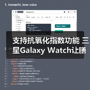 支持抗氧化指数功能 三星Galaxy Watch让膳食健康可视化（图1）