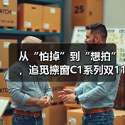 从“怕掉”到“想拍”，追觅擦窗C1系列双11亮剑：窗明几净，才是价值消费的终点（图4）
