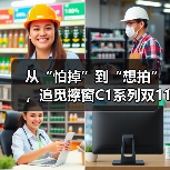从“怕掉”到“想拍”，追觅擦窗C1系列双11亮剑：窗明几净，才是价值消费的终点（图1）