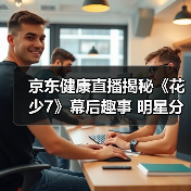京东健康直播揭秘《花少7》幕后趣事 明星分享健康秘诀（图3）