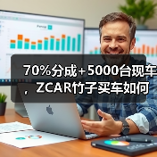 70%分成+5000台现车，ZCAR竹子买车如何重构汽车新零售？（图2）