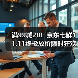 满99减20！京东七鲜11.11终极放价限时狂欢（图2）