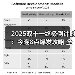 2025双十一终极倒计时：今晚8点爆发攻略 全年最低价抢购全指南（图1）