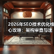 2026年SEO技术优化核心攻略：架构审查与速度提升全解析（图1）