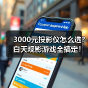 3000元投影仪怎么选？白天观影游戏全搞定！（图1）