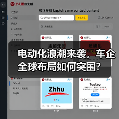 电动化浪潮来袭，车企全球布局如何突围？（图1）