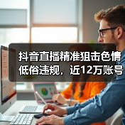 抖音直播精准狙击色情低俗违规，近12万账号权限被收回（图4）