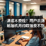 温暖不费钱？用户亲测地暖机月均取暖费不到500元（图2）
