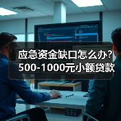 应急资金缺口怎么办？500-1000元小额贷款怎么选更靠谱？（图3）